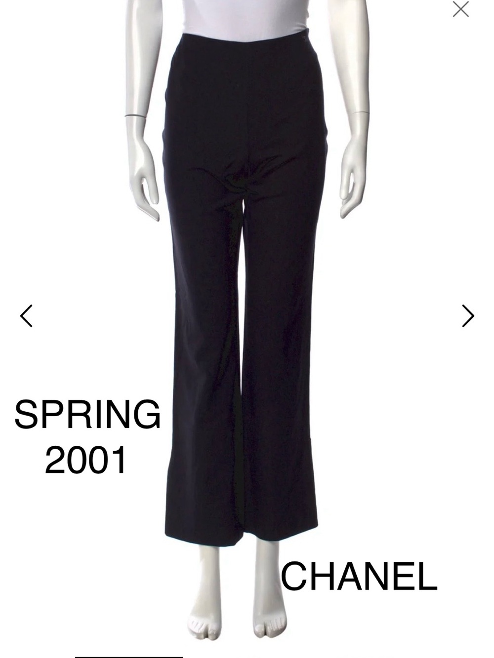 Chanel Black Dress Pants